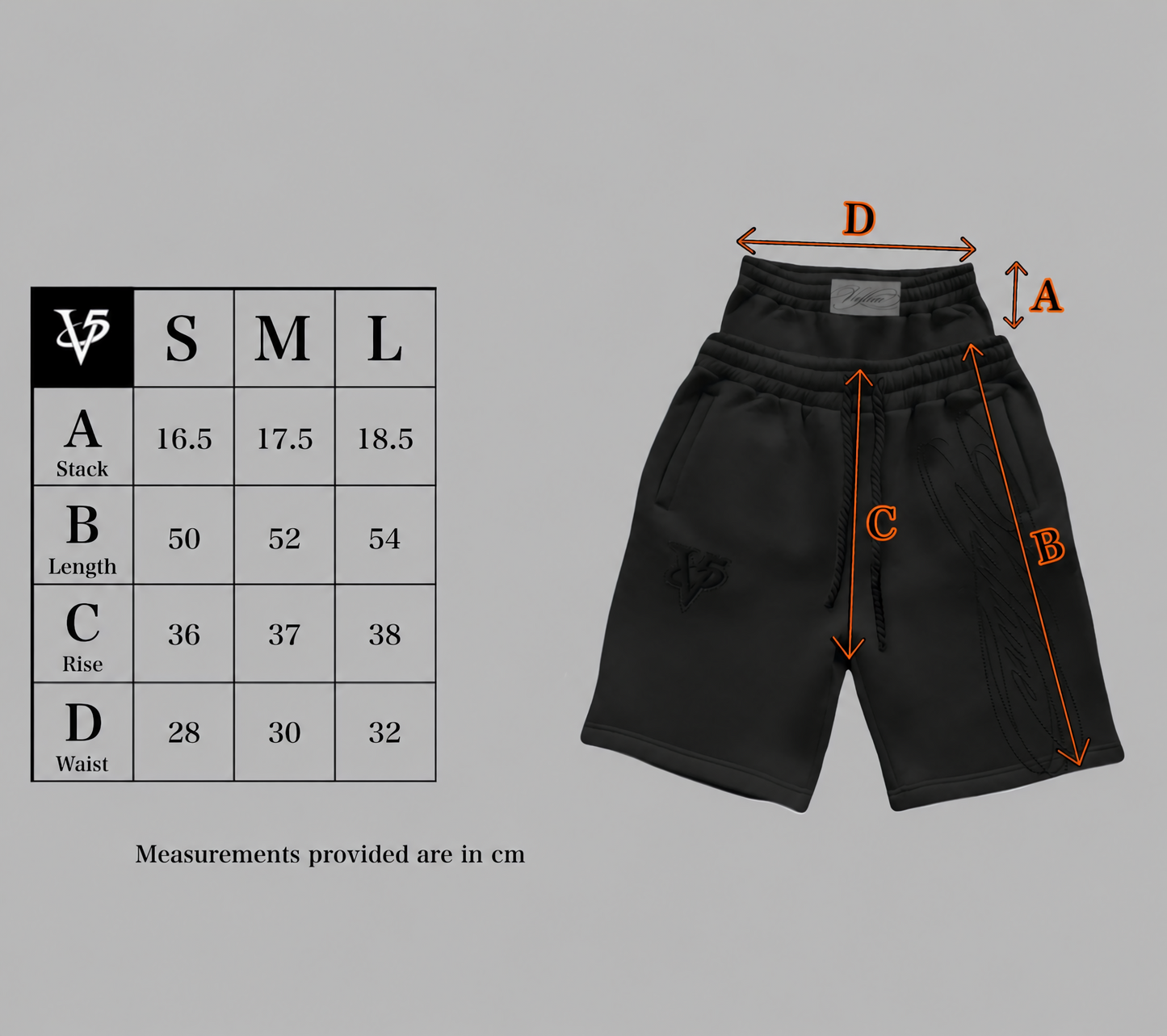 "NO SAG NO SWAG" SHORTS