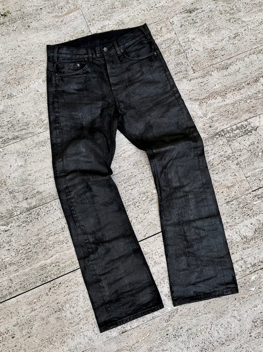 NIGREDO WAXED GLITTER JEANS